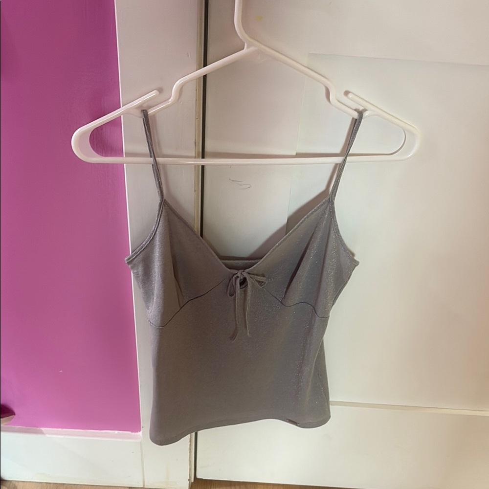 Morgan de toi Elegant Gray Women's Top size small tags cut off